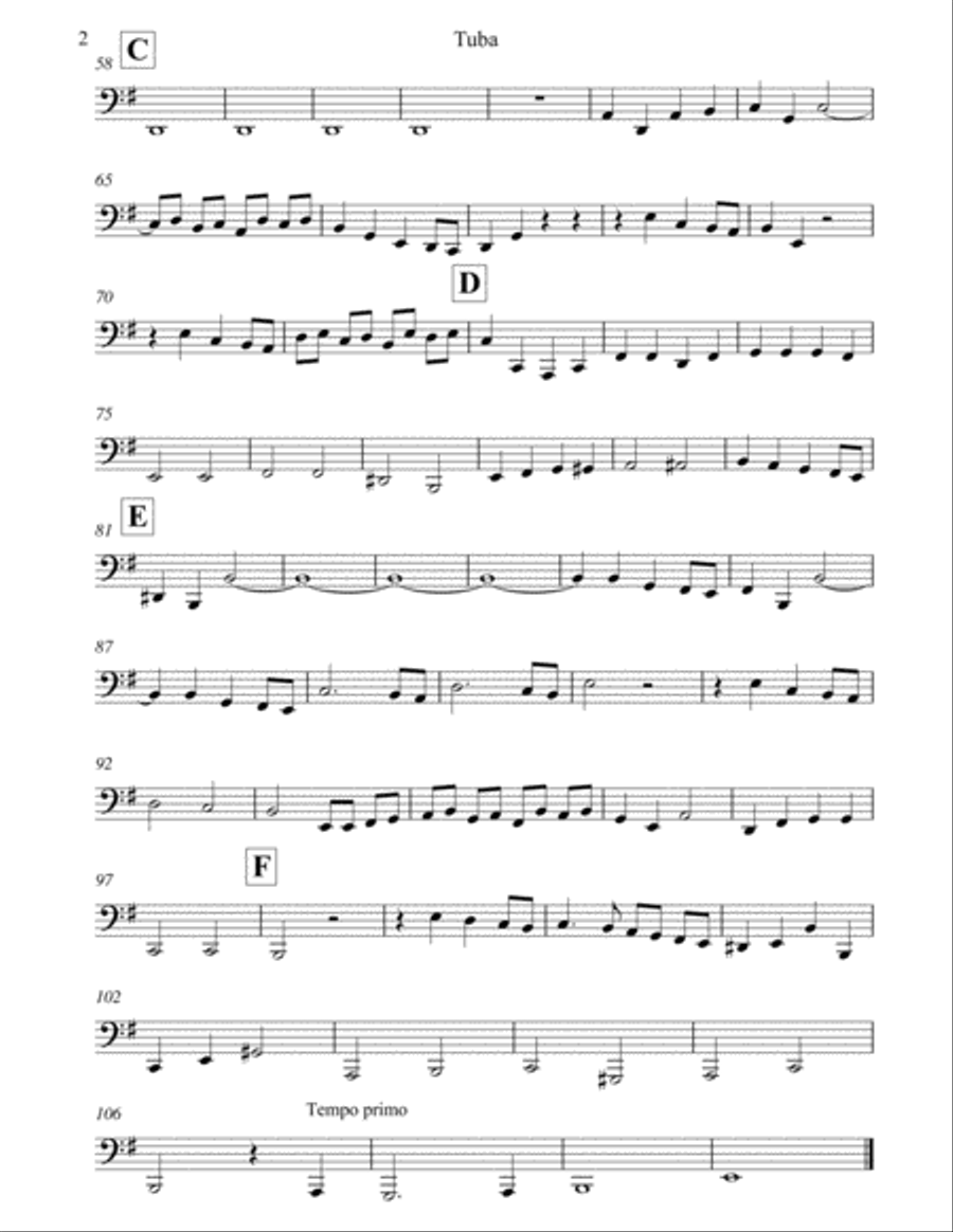 MESSIAH OVERTURE Brass Choir Brass Ensemble scores gallery preview page 2