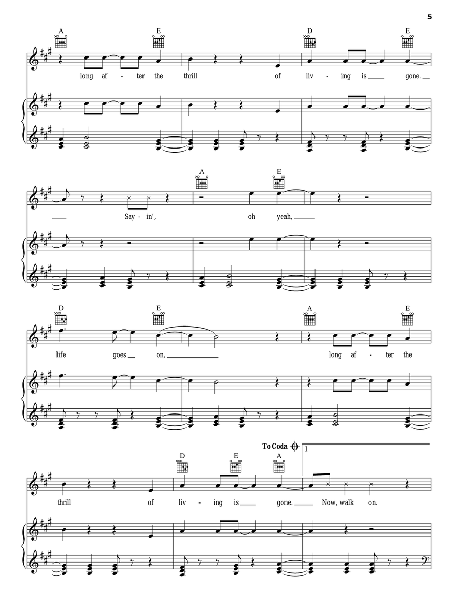 Jack And Diane Jack And Diane Acoustic Guitar scores gallery preview page 5