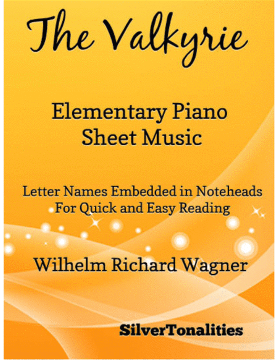 The Valkyrie Elementary Piano Sheet Music Easy Piano scores gallery preview page 1