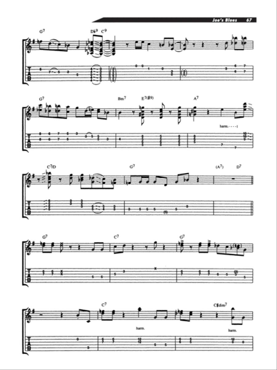Joe Pass -- On Guitar Electric Guitar scores gallery preview page 68