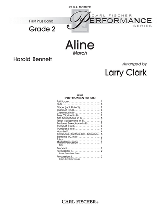 Book cover for Aline (March)
