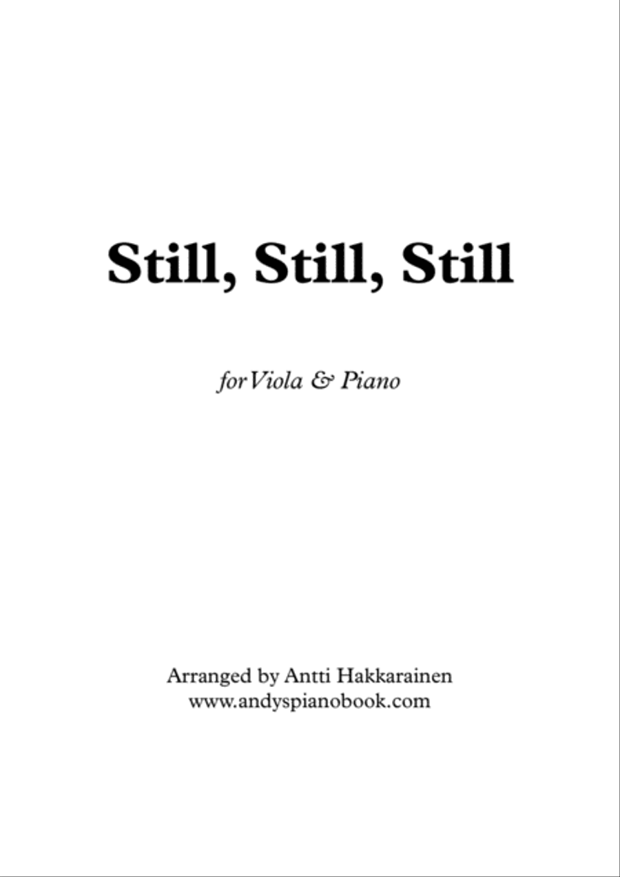 Still, Still, Still - Viola & Piano
