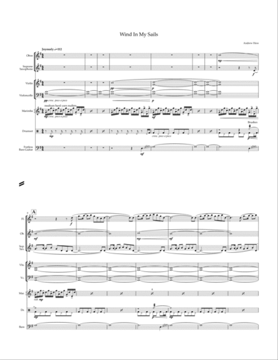 Wind In My Sails Large Ensemble scores gallery preview page 3