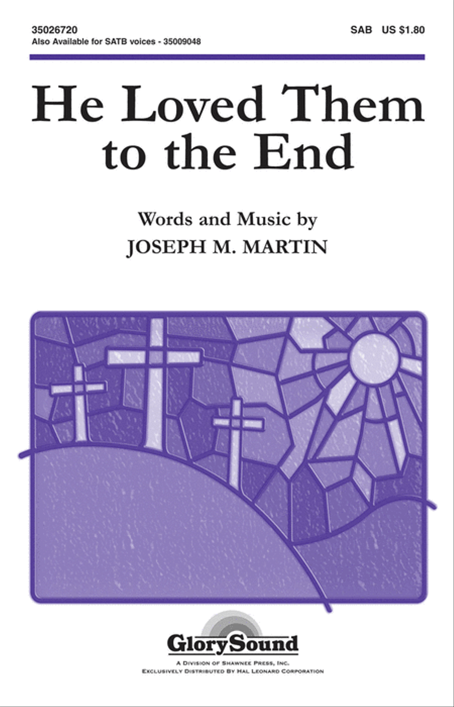 He Loved Them to the End 3-Part scores gallery preview page 1