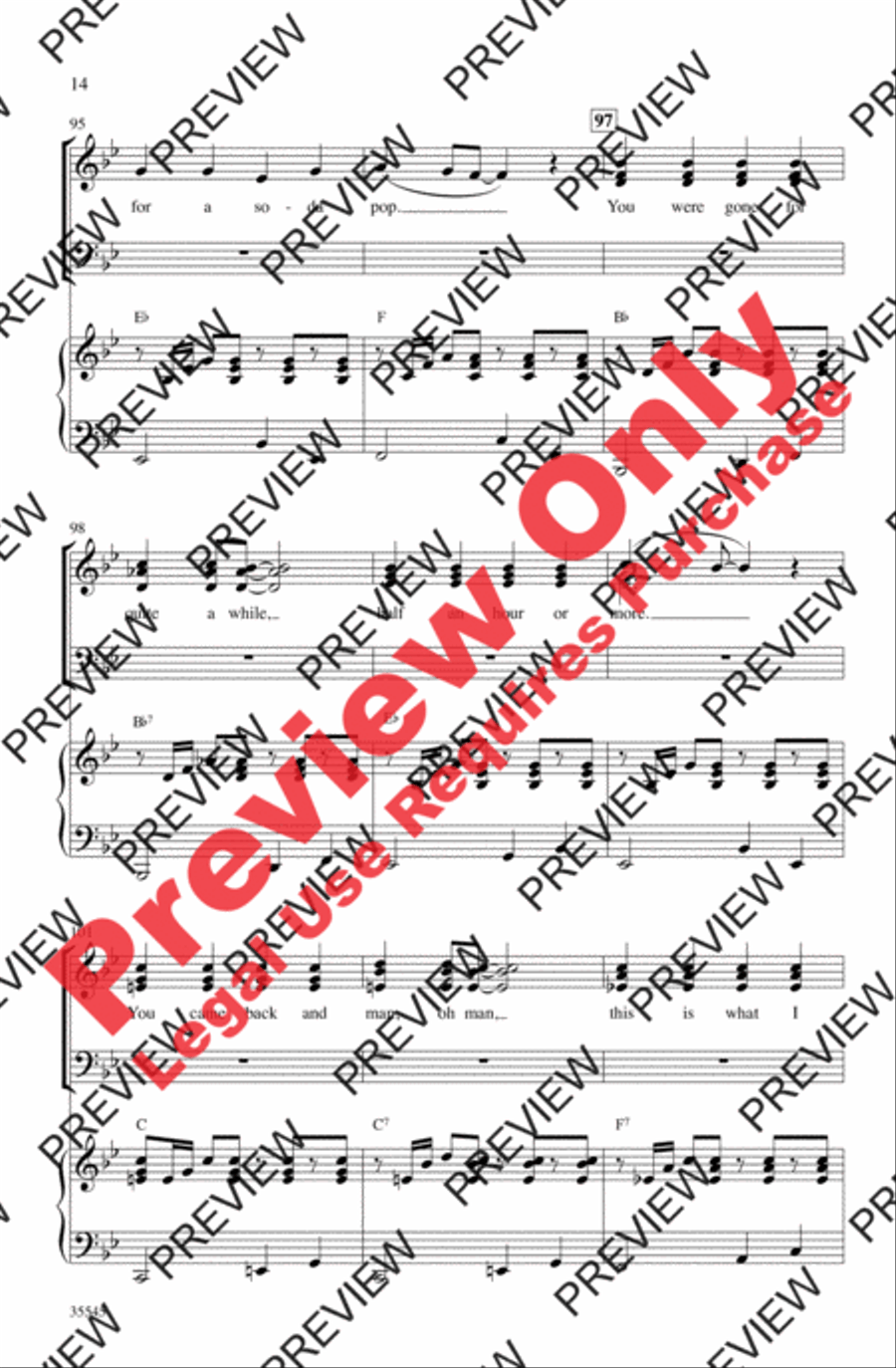 We Love the '50s We Love the '50s 3-Part scores gallery preview page 14