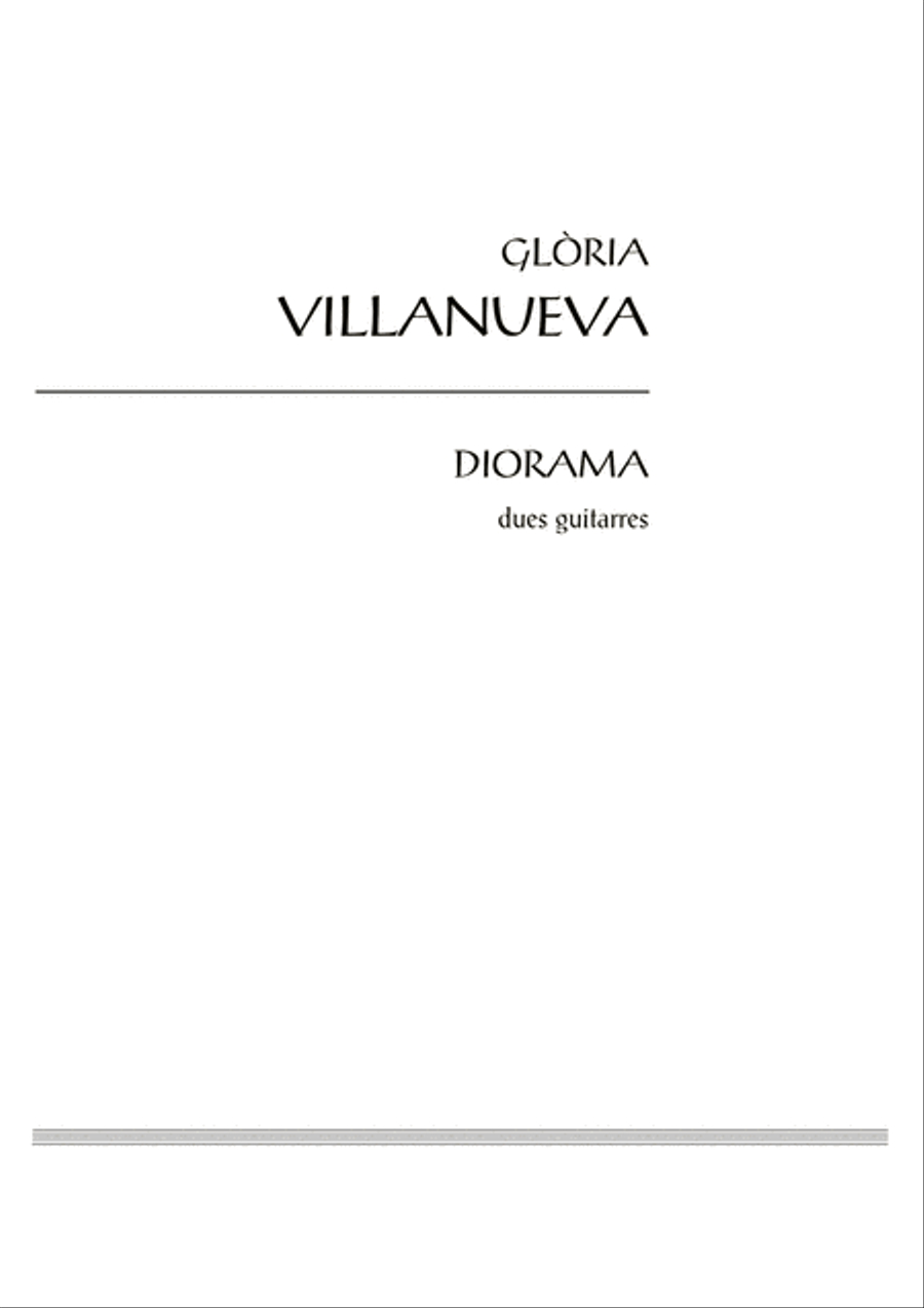 Diorama Classical Guitar scores gallery preview page 3