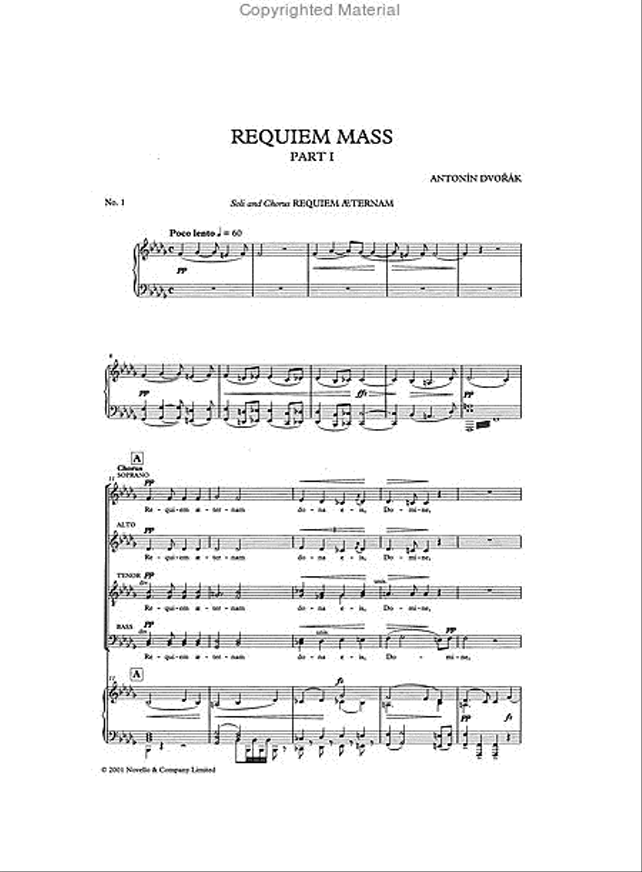 Requiem, Op. 89 4-Part scores gallery preview page 2