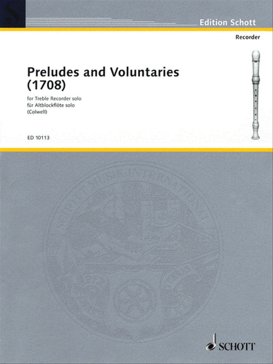 Preludes and Voluntaries Recorder scores gallery preview page 1