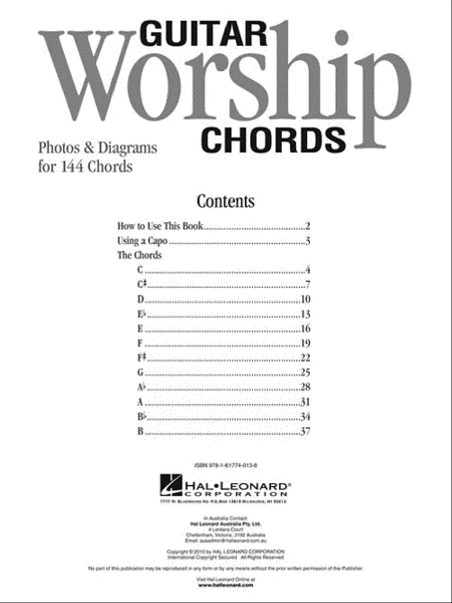 Guitar Worship Chords Easy Guitar scores gallery preview page 3