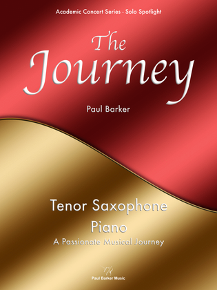 Book cover for The Journey (Tenor Saxophone & Piano)