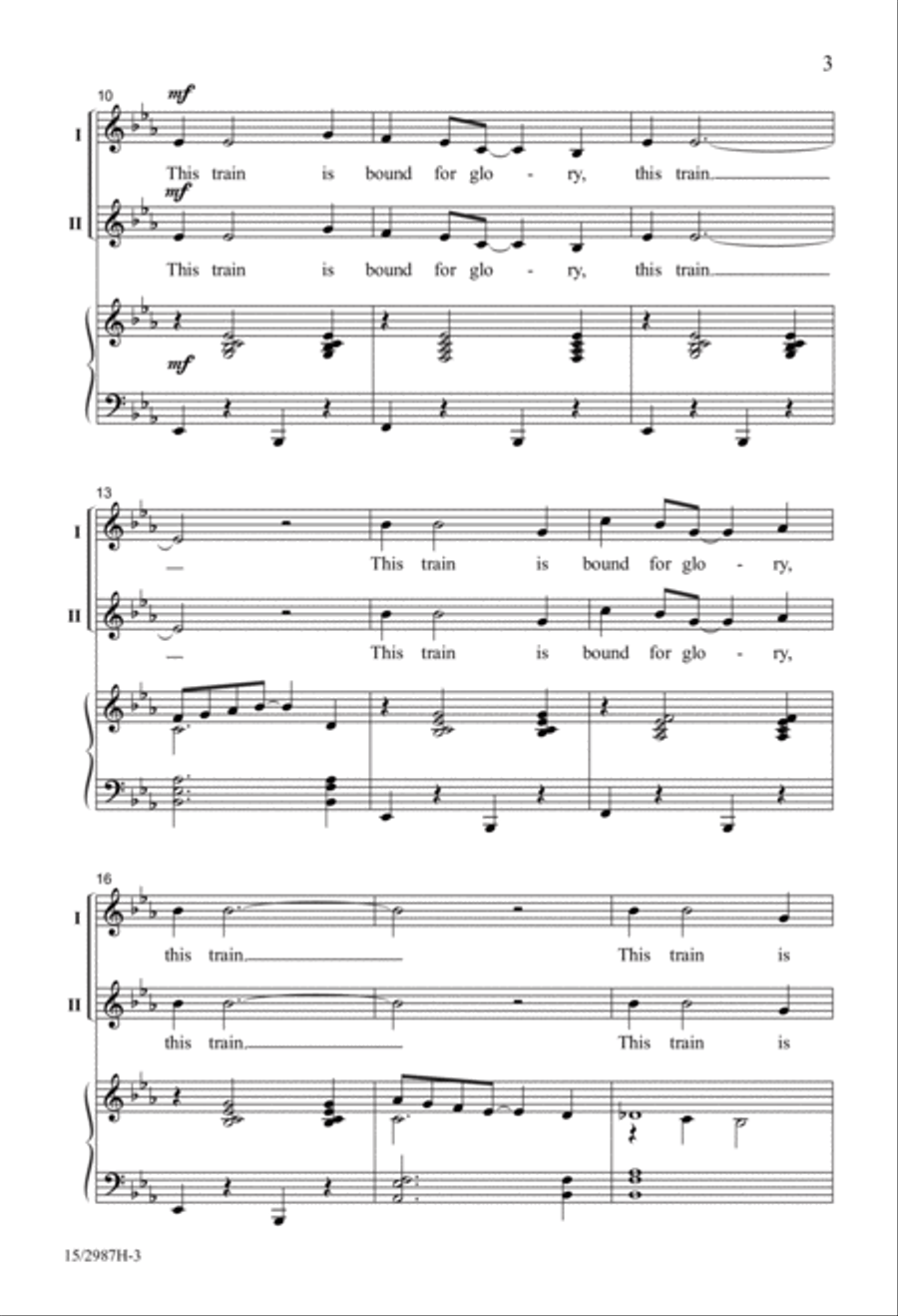 Bound for Glory! 2-Part scores gallery preview page 3