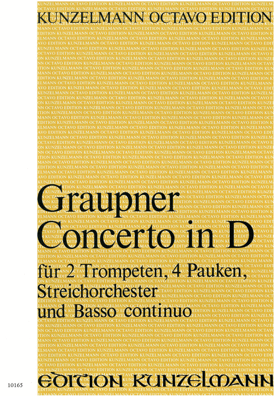 Concerto in D major Concerto in D major String Orchestra scores gallery preview page 1