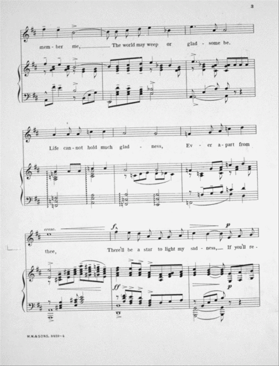 If You'll Remember Me Voice scores gallery preview page 3