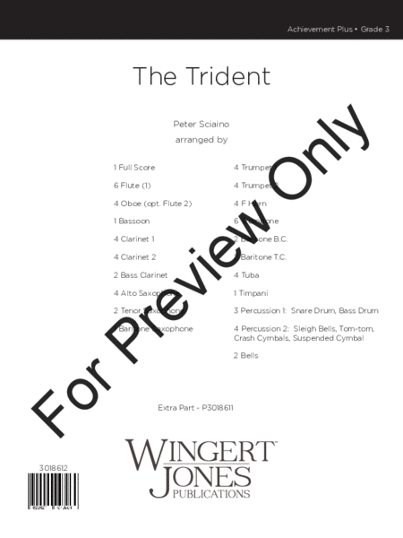 The Trident - Full Score