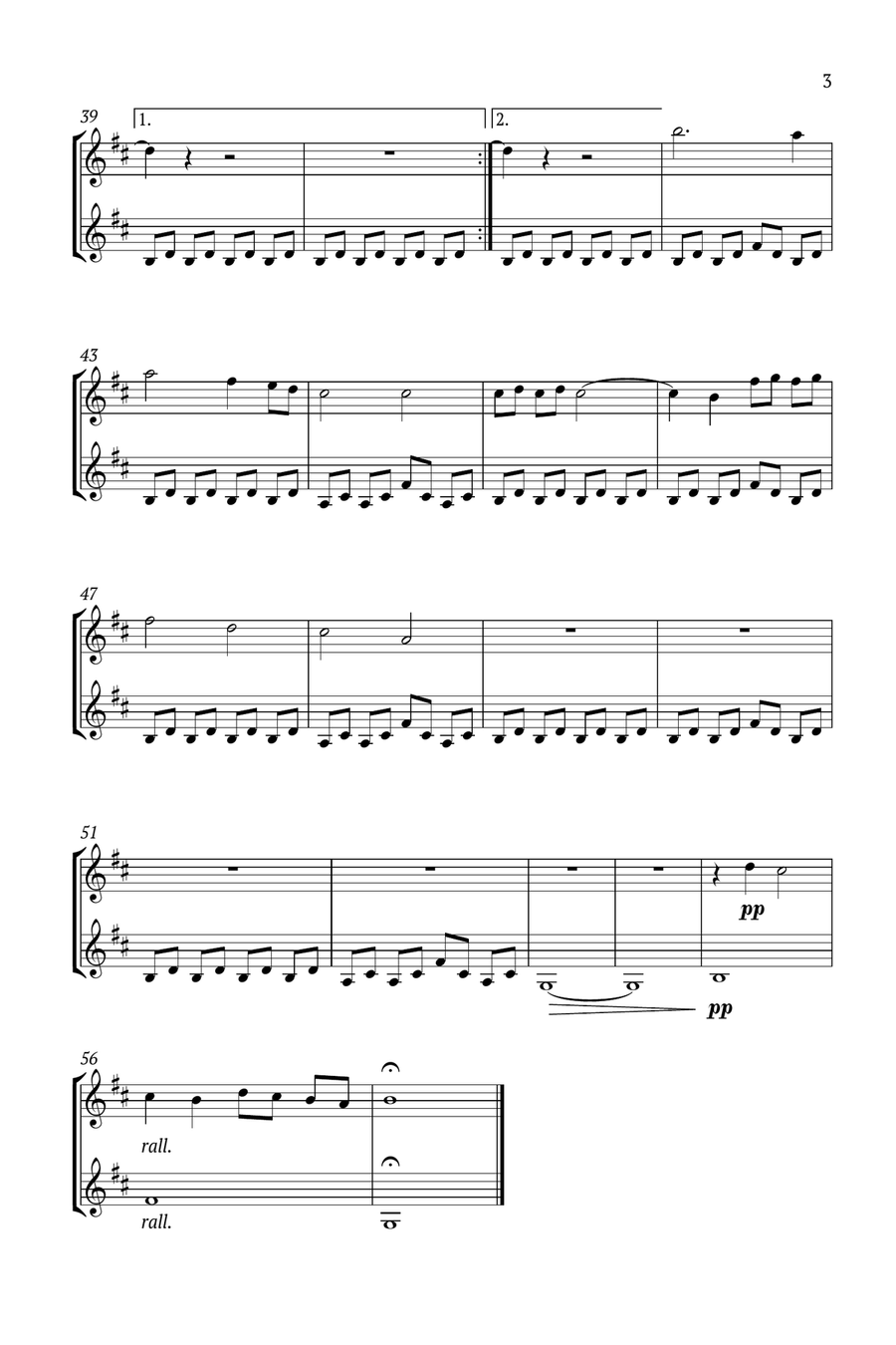 Lovely String Duet scores gallery preview page 3