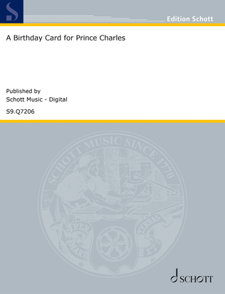 Book cover for A Birthday Card for Prince Charles
