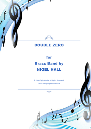 Book cover for Double Zero - Brass Band