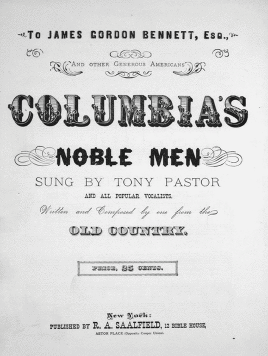 Columbia's Noble Men