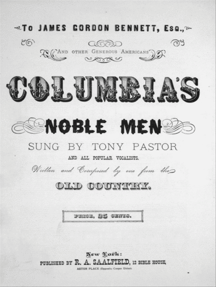 Columbia's Noble Men