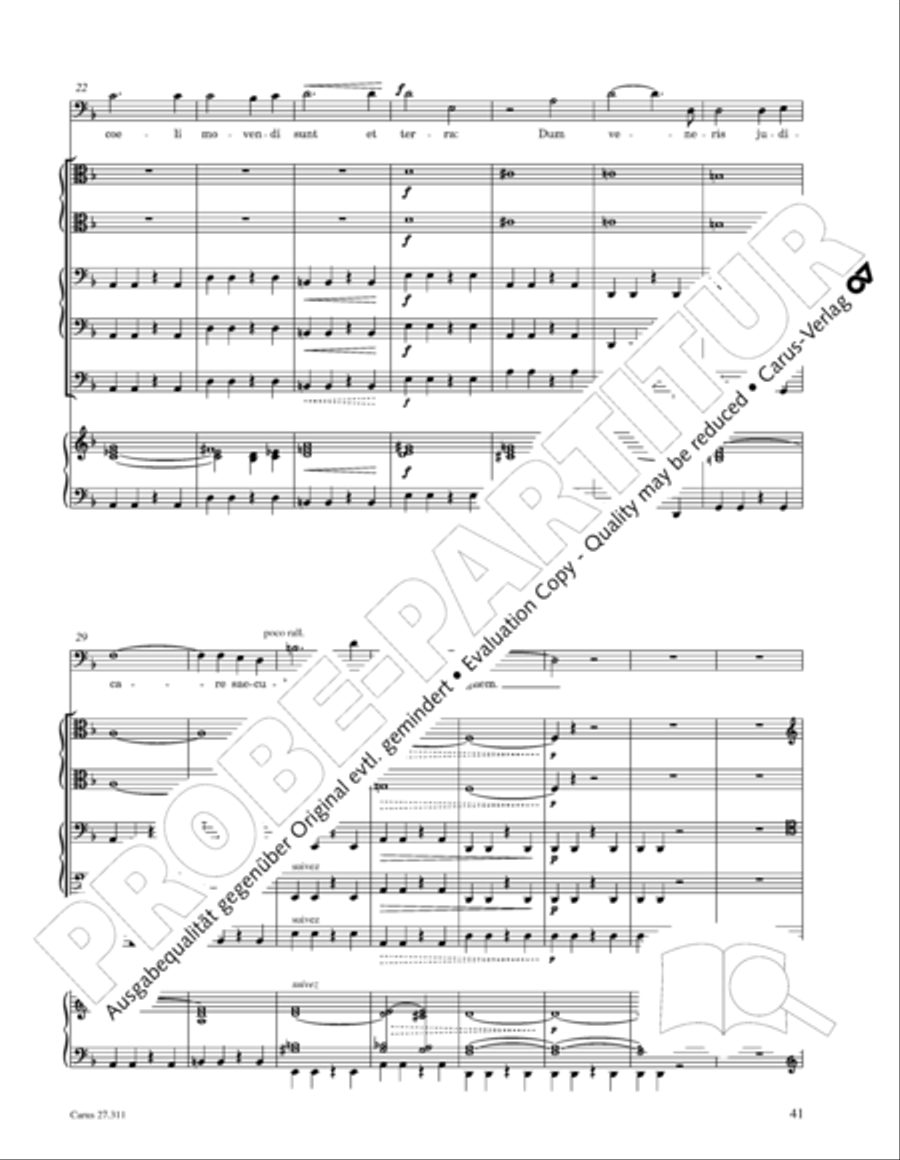 Requiem - church version (Requiem. Fassung mit kleinem Orchester) 4-Part scores gallery preview page 57