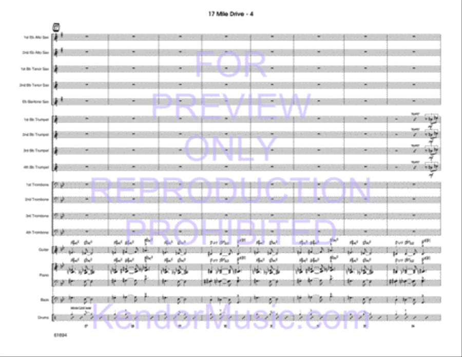 17 Mile Drive Jazz Ensemble scores gallery preview page 5
