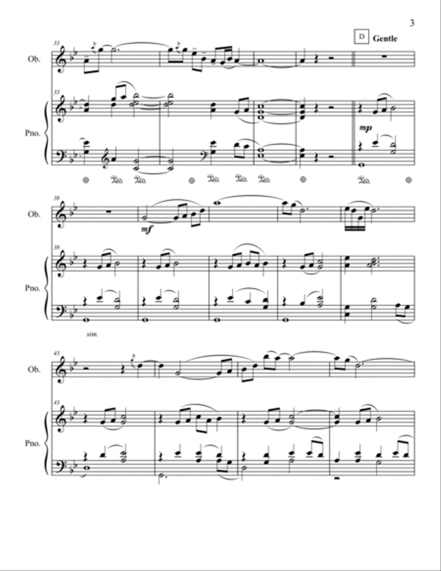 Night of the Large Few Stars Woodwind Duet scores gallery preview page 4