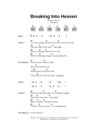 Breaking Into Heaven