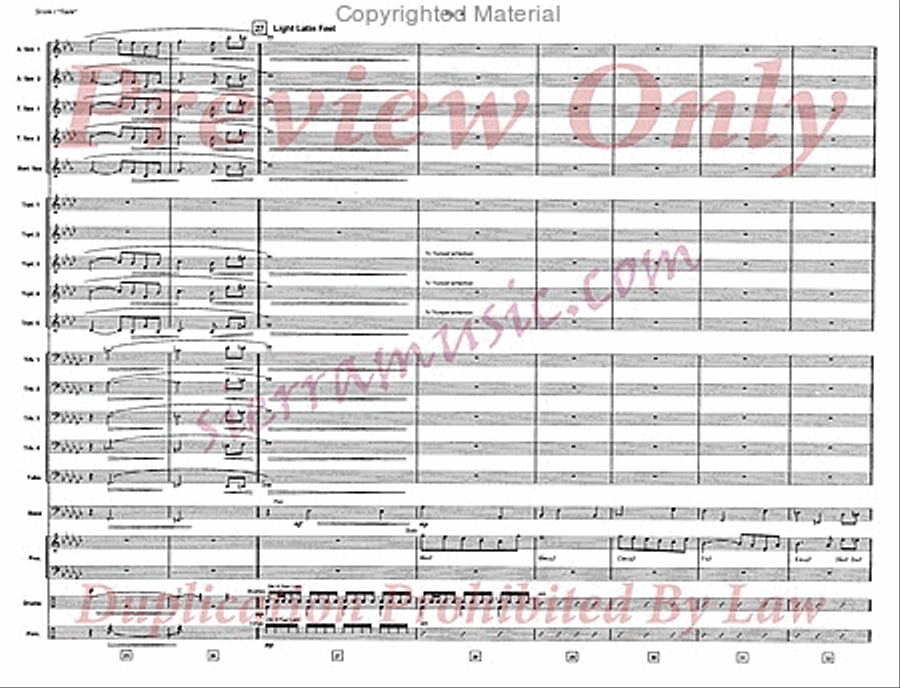 Tiare Tiare Jazz Ensemble scores gallery preview page 5