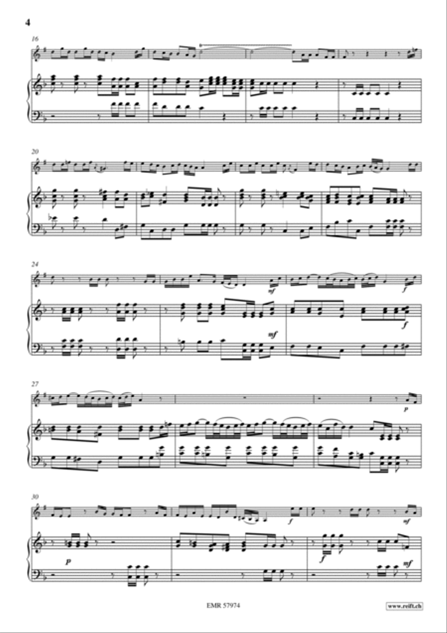 Concerto in F Major Cornet scores gallery preview page 6