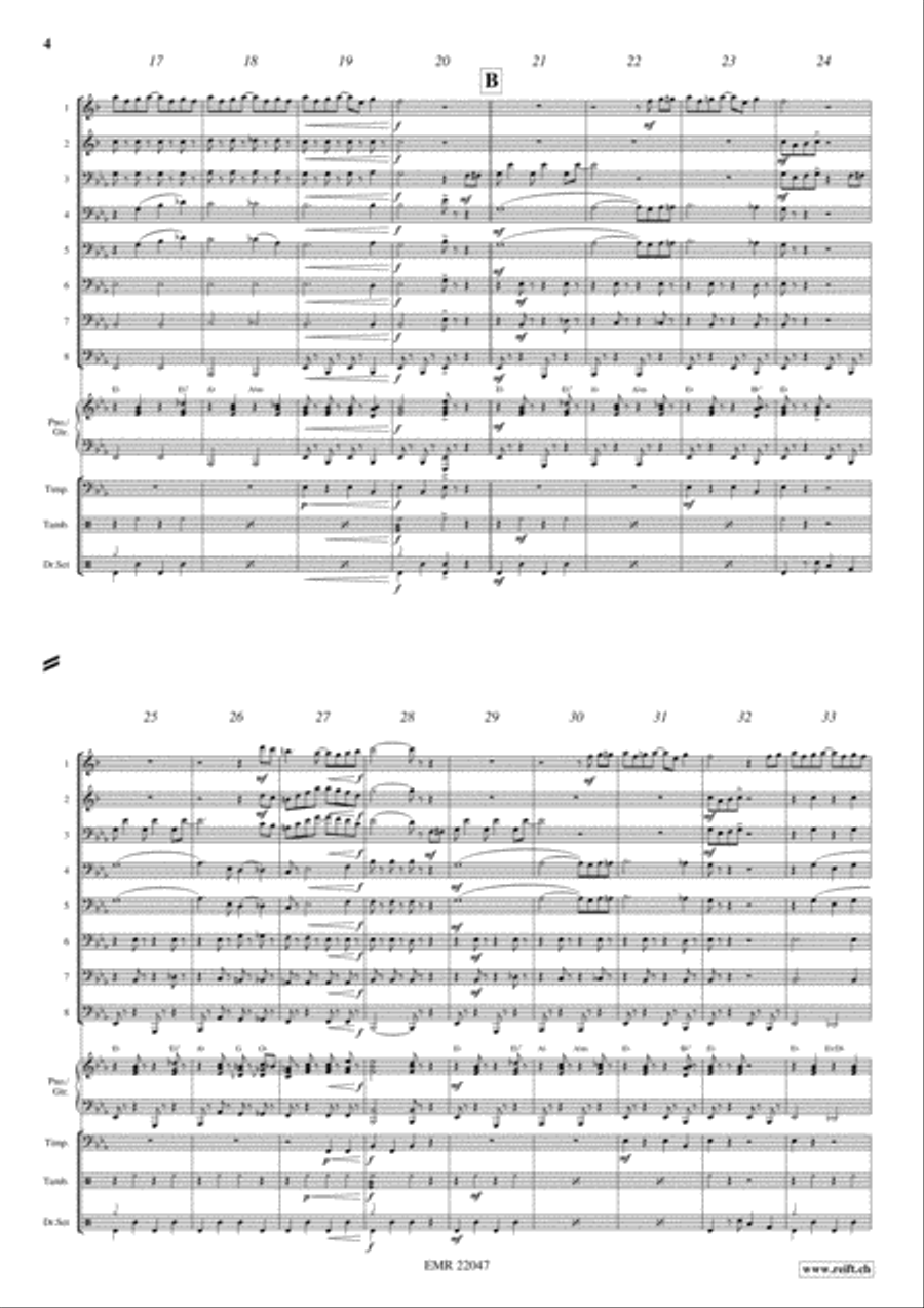 The Entertainer Brass Ensemble scores gallery preview page 4
