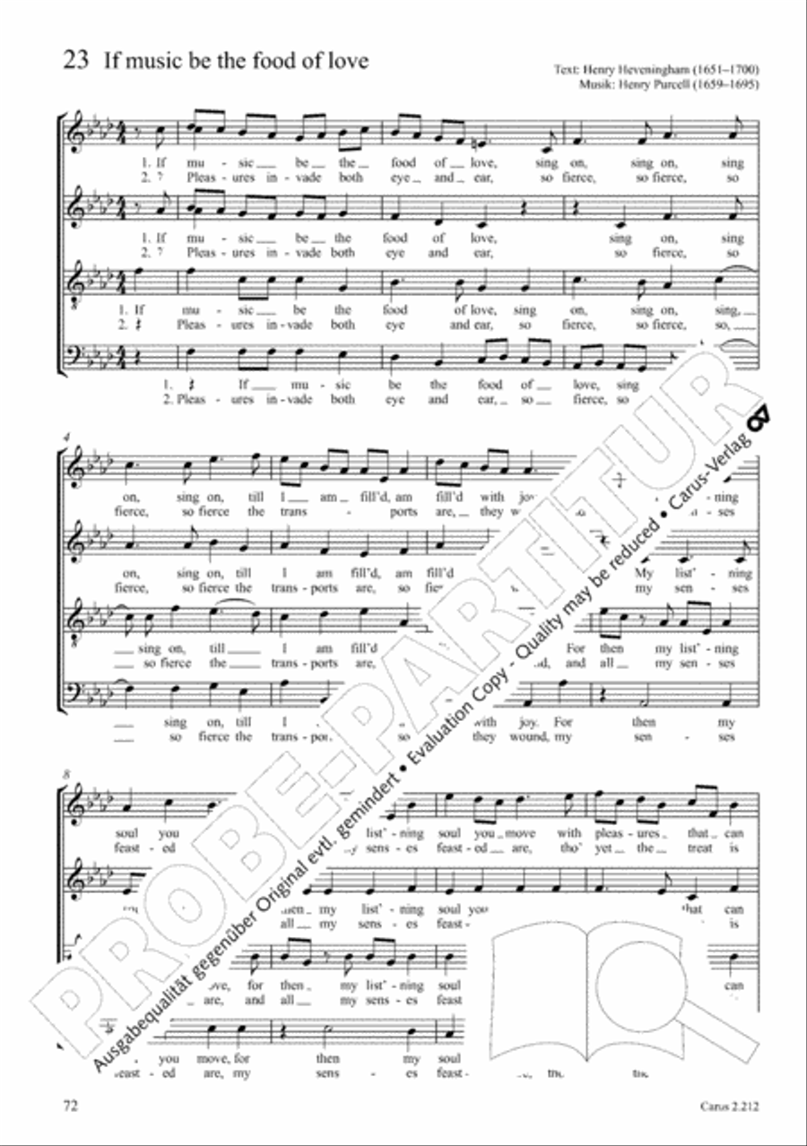 Love songs. Choral collection with CD 4-Part scores gallery preview page 64