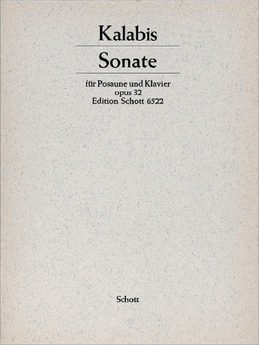 Sonata Sonata Trombone Solo scores gallery preview page 1