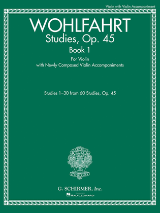 Book cover for Studies, Op. 45 - Book I