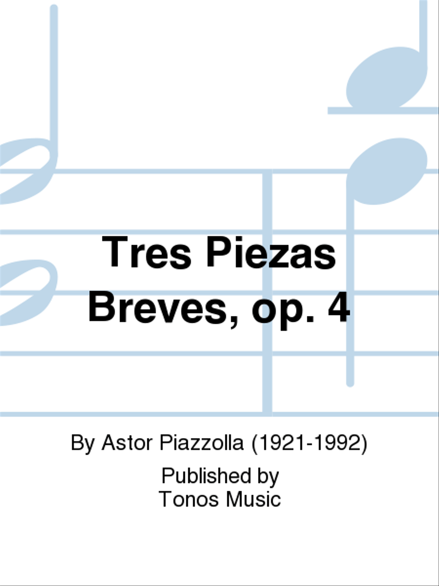 Tres Piezas Breves, op. 4 Piano scores gallery preview page 1