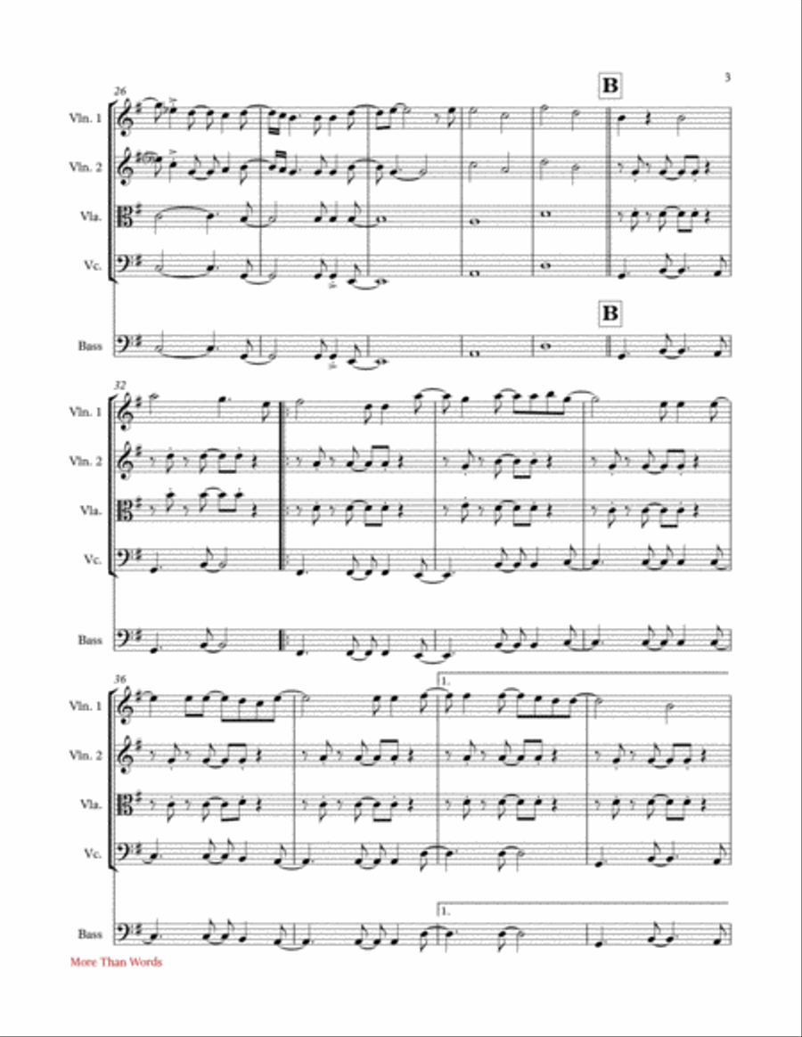 More Than Words Small Ensemble scores gallery preview page 3