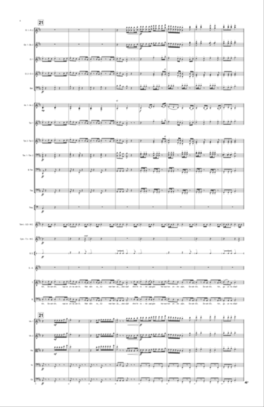 Dragonborn (skyrim Theme) Full Orchestra scores gallery preview page 4