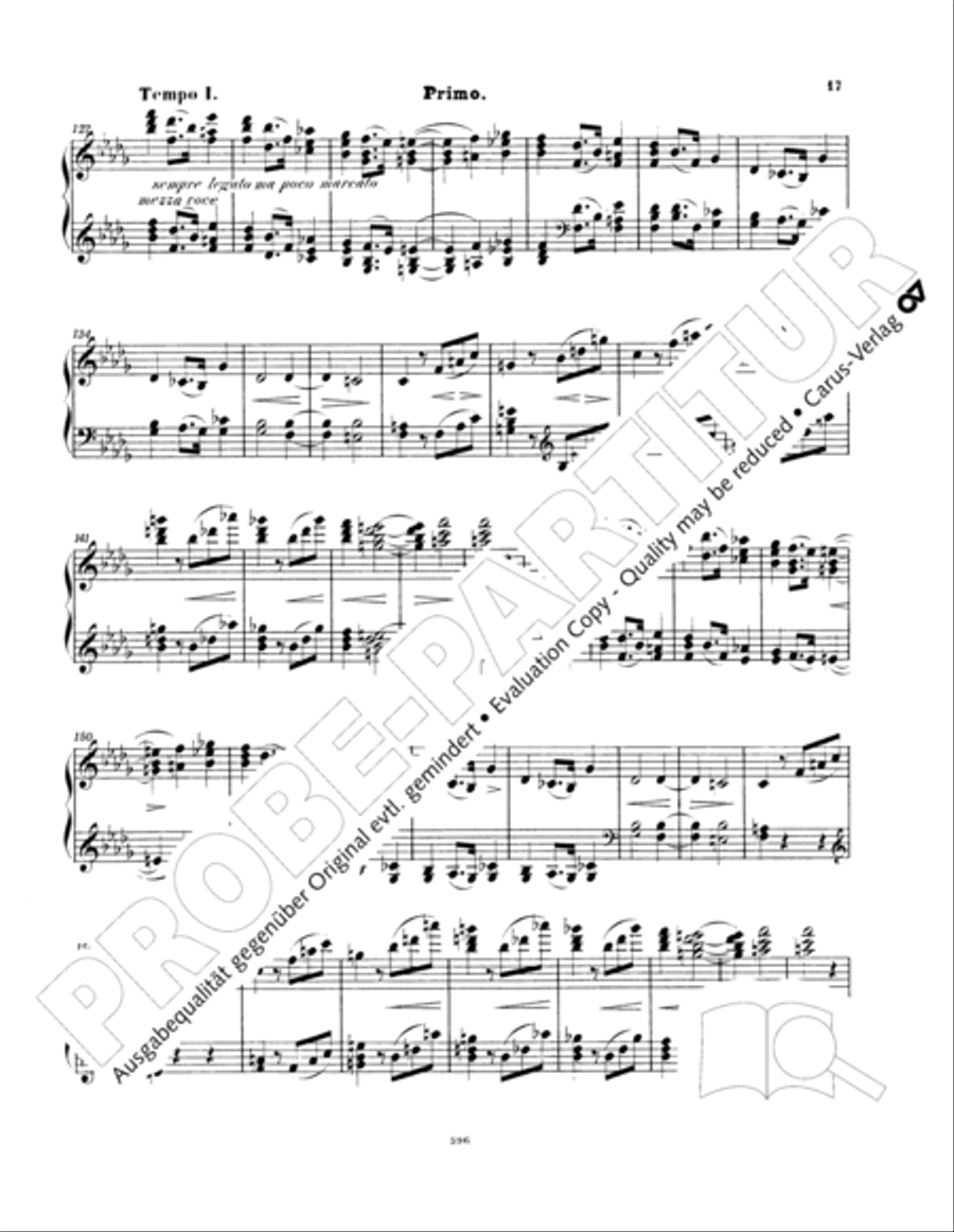 Ein Deutsches Requiem (German Requiem) Piano Duet scores gallery preview page 26