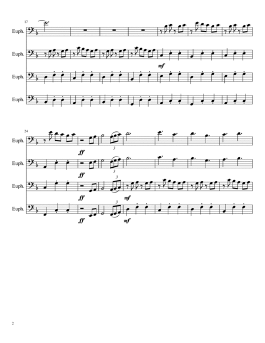 Coffee Rush Coffee Rush Brass Ensemble scores gallery preview page 2