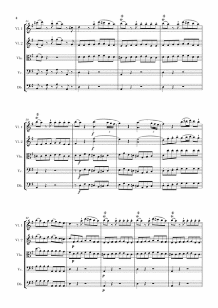 Eine Kleine Nachtmusik for String Quintet image number null