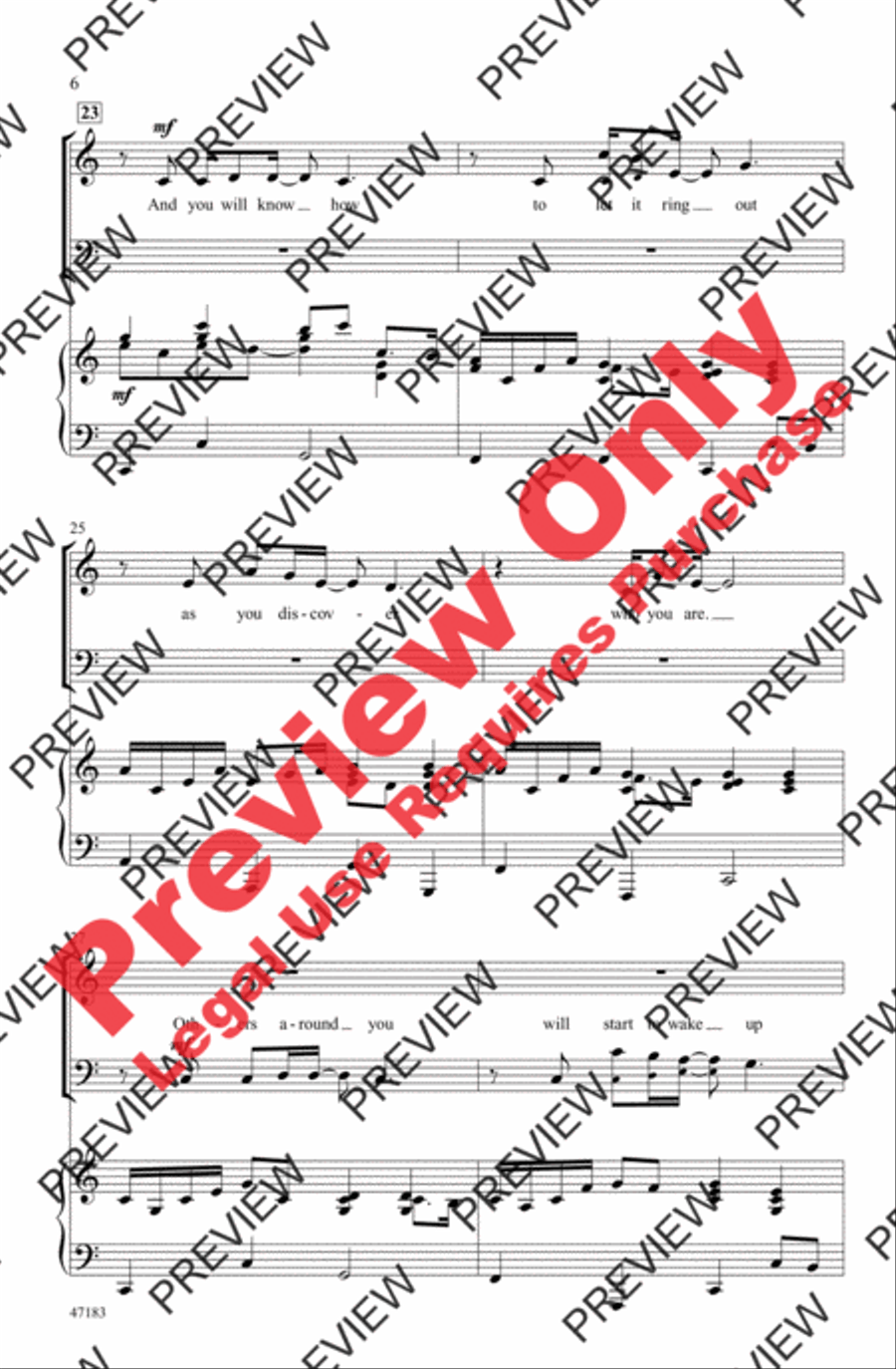 Glorious 4-Part scores gallery preview page 6
