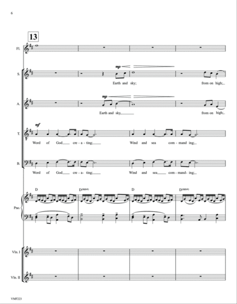 God of Glory 4-Part scores gallery preview page 6