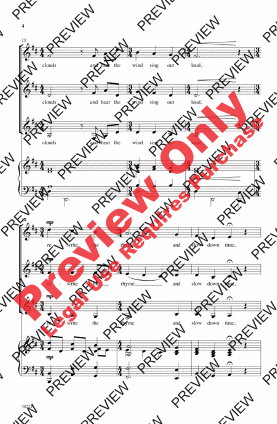Dream with Me 2-Part scores gallery preview page 4