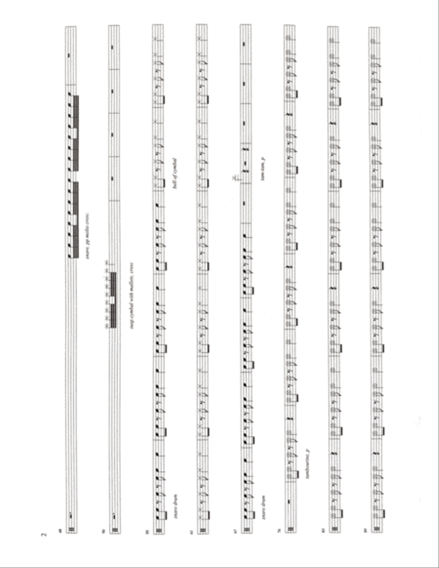 Rhythm Of Life Percussion Ensemble scores gallery preview page 4