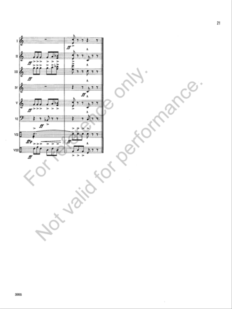 Windstone Suite Percussion Ensemble scores gallery preview page 20