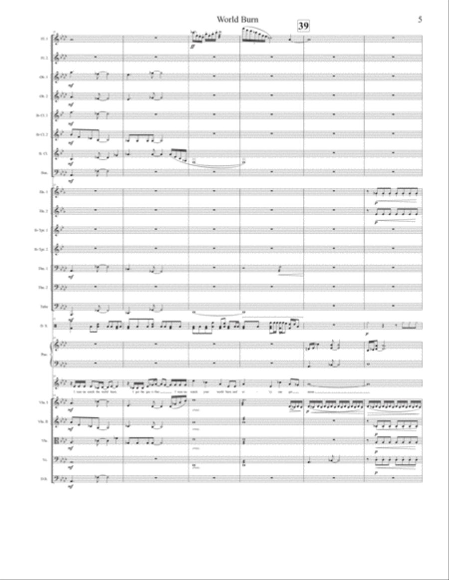 World Burn World Burn Full Orchestra scores gallery preview page 5