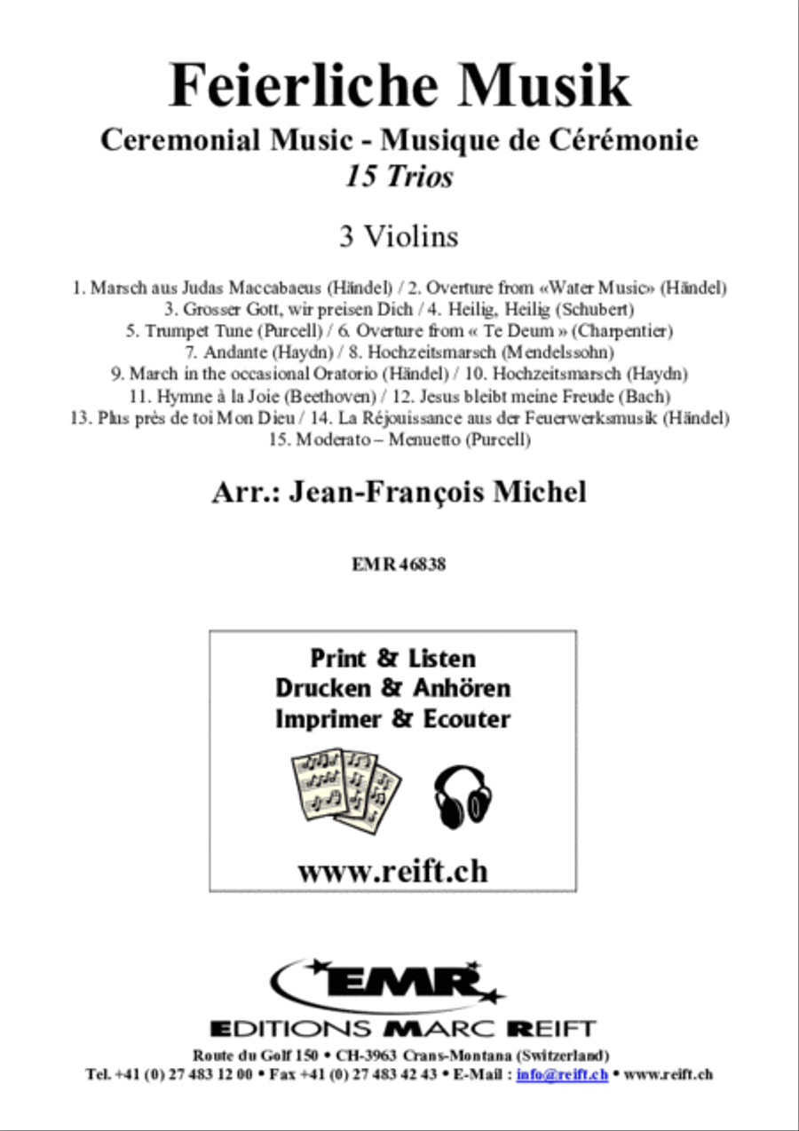 Feierliche Musik Feierliche Musik Violin scores gallery preview page 2