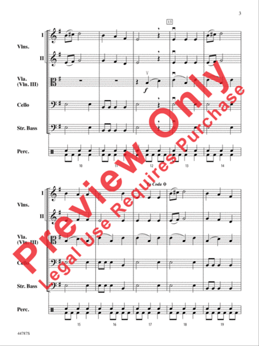 Furiant String Orchestra scores gallery preview page 11