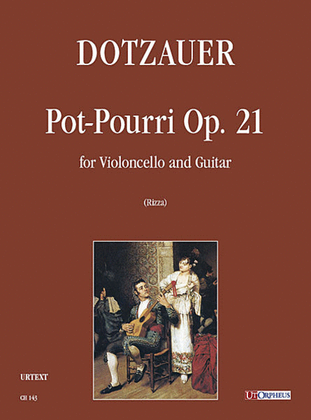Book cover for Pot-Pourri Op. 21 for Violoncello and Guitar