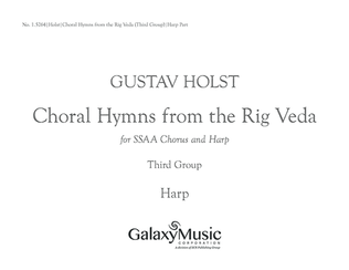 Choral Hymns from the Rig-Veda, Group 3 (Harp Part)