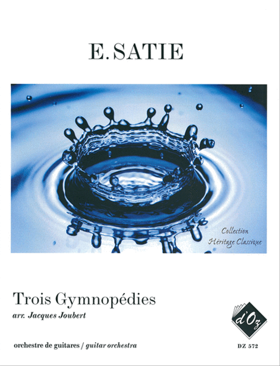 Trois Gymnopédies Guitar Ensemble scores gallery preview page 1